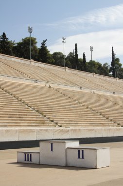 Panathinaiko Stadyumu olimpik podyum