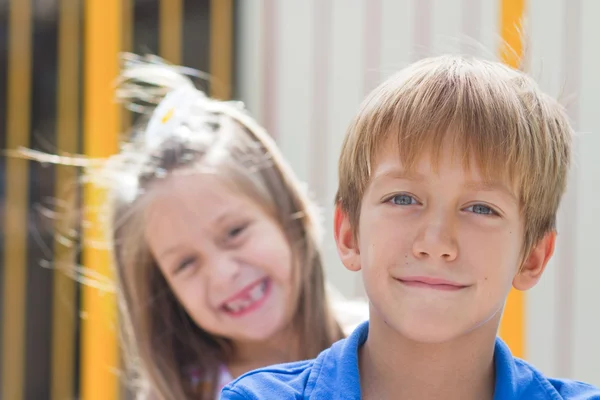 Cute little children friends — Stock Photo, Image