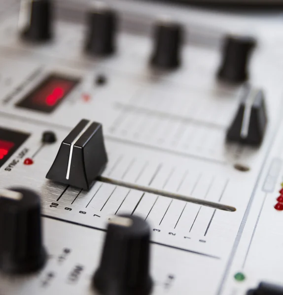 Professional sound mixing controller — Stock Photo, Image