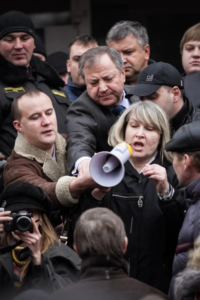 Демонстрации на Украине — стоковое фото