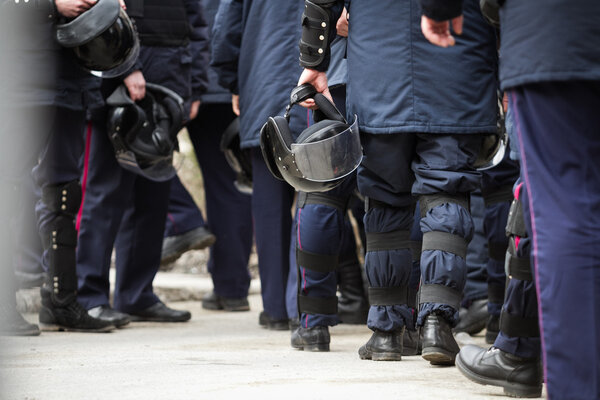 Riot police in Ukraine