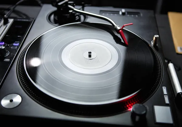 Professional Otočnému Stolu Vinyl Záznam Disku Pro Hip Hopu Klubu — Stock fotografie