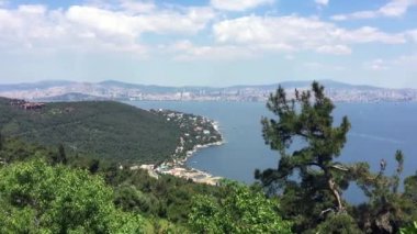 İstanbul, Türkiye 'de güzel deniz manzarası