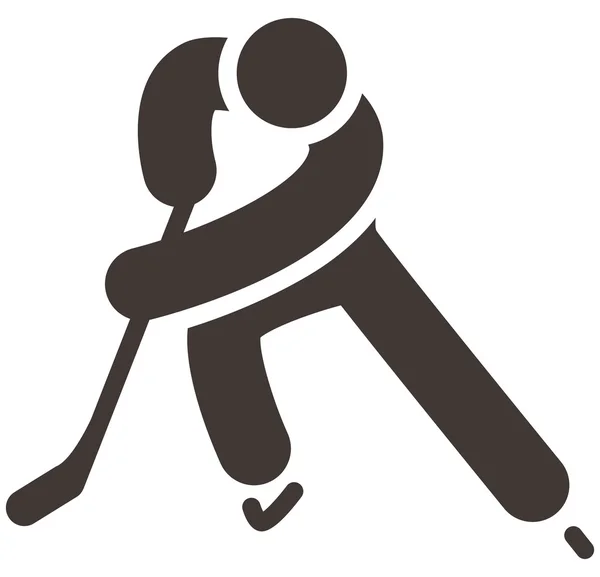 Icono de hockey — Vector de stock
