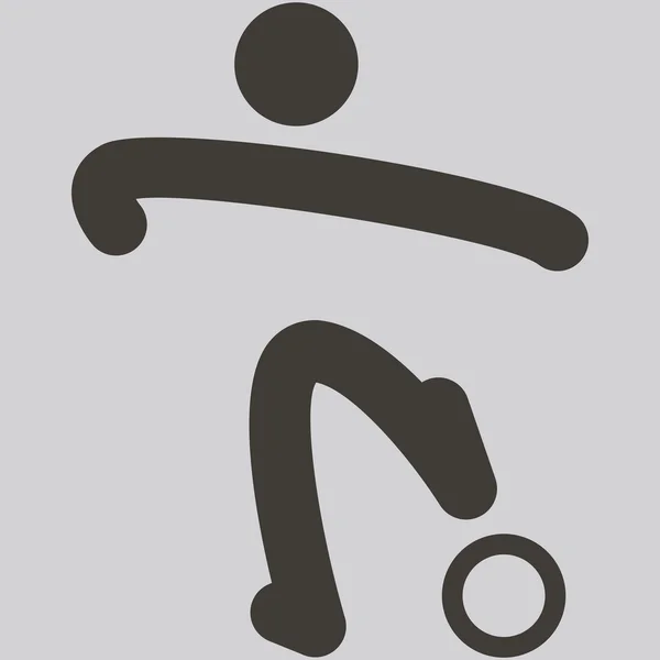 Футбол значок Ліцензійні Стокові Ілюстрації