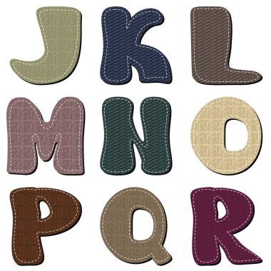 farklı renklerde harfler karalama defteri Bölüm 2