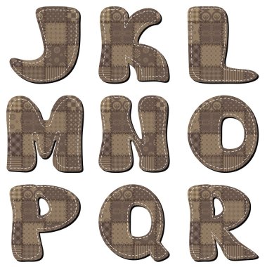 patchwork scrapbook alfabe Bölüm 2