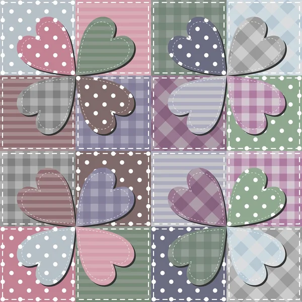 farklı desenlere sahip yama işi arkaplanı