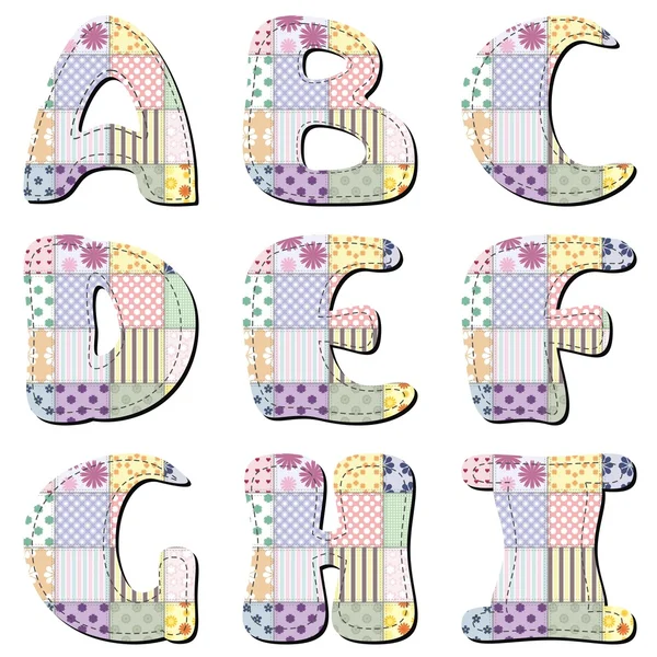 patchwork scrapbook alfabe Bölüm 1