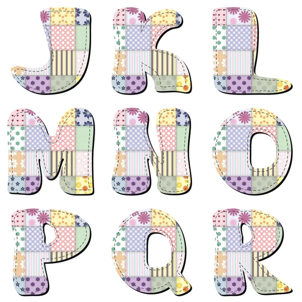 patchwork scrapbook alfabe Bölüm 2