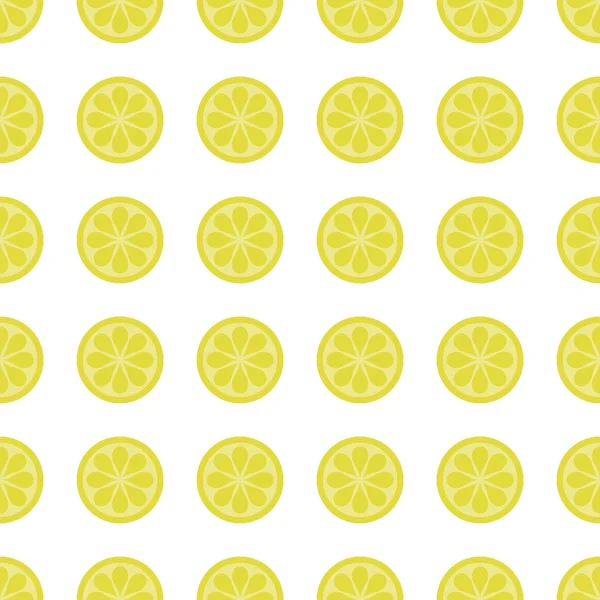 Seamless background with lemons — Stock Vector