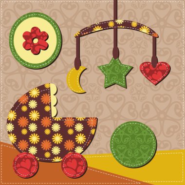 Bebek odası defterine tarzı