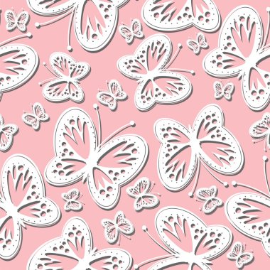 Kelebeklerle kusursuz bir arka plan