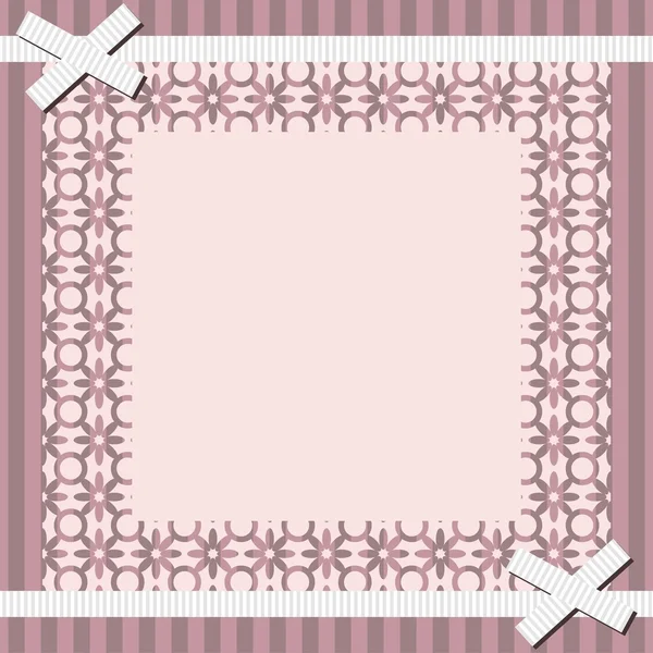 Frame with lace — Stock Vector