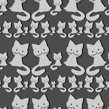Kedilerle kusursuz bir arka plan