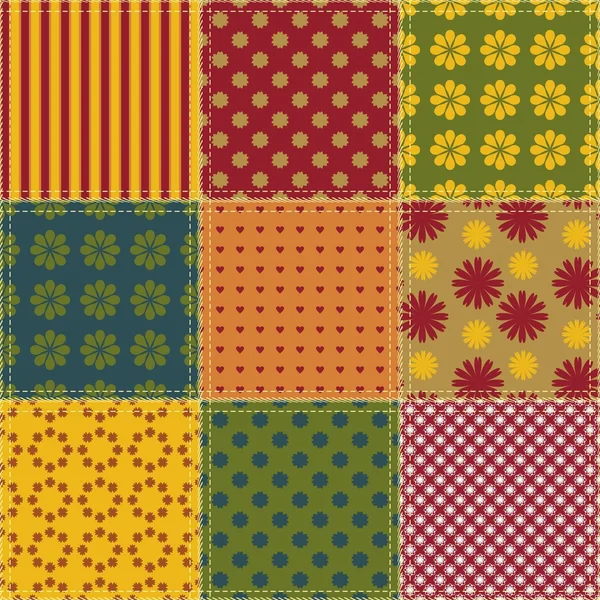 farklı desenlere sahip yama işi arkaplanı