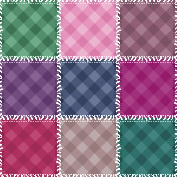 Patchwork background — Stock Vector