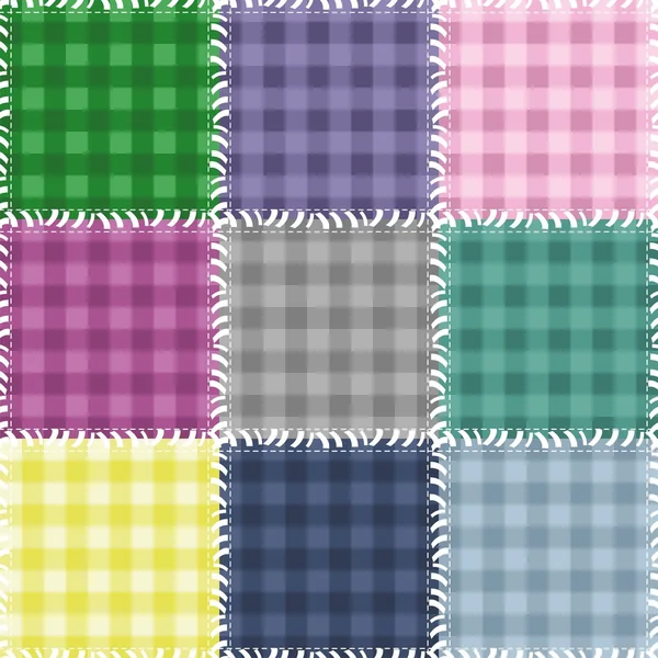 Fond de patchwork — Image vectorielle