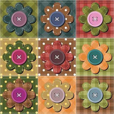 scrapbook çiçek patchwork arka plan