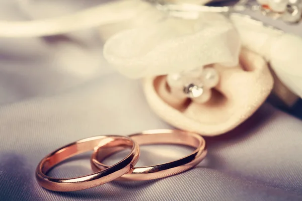 Anillos de boda — Foto de Stock