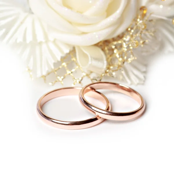 Wedding rings — Stock Photo, Image