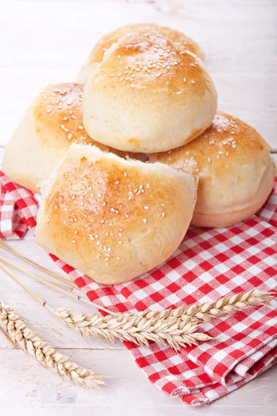 Homemade bread rolls — Stock Photo, Image