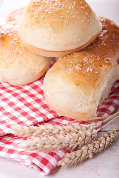 Homemade bread rolls — Stock Photo, Image
