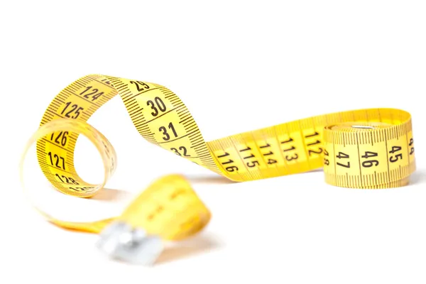 Yellow measuring tape — Stock Photo, Image