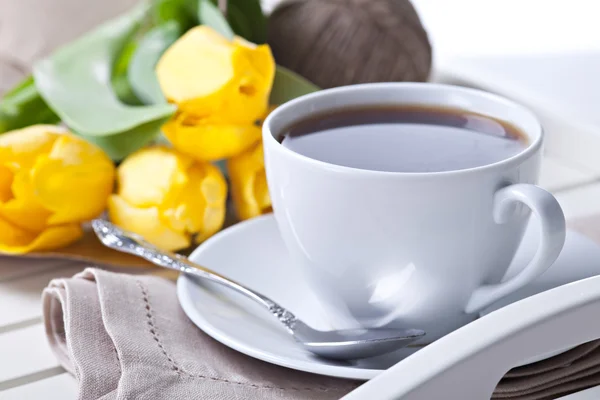 Taza de café mañana — Foto de Stock