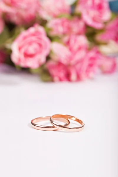 Wedding rings — Stock Photo, Image