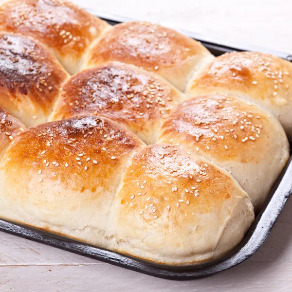 Home made bread rolls — Stock Photo, Image