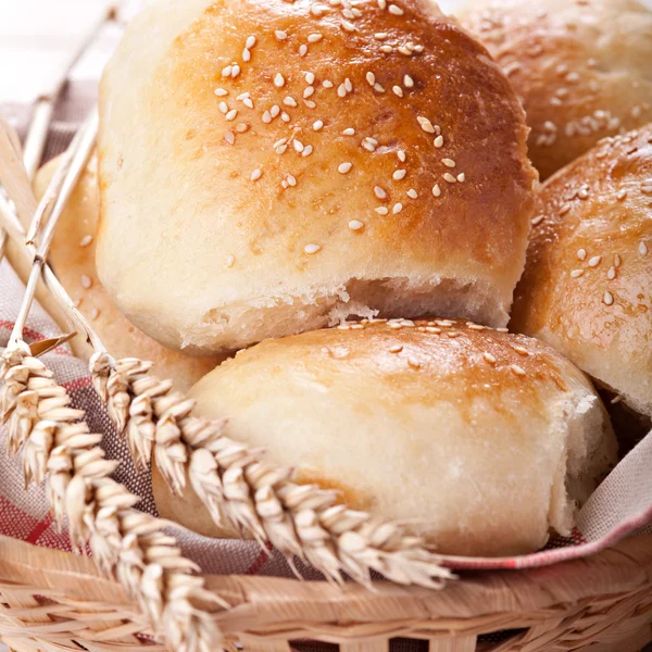 Home made bread rolls — Stock Photo, Image