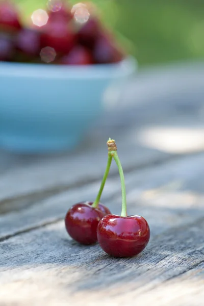 Cherry gevuld buiten — Stockfoto