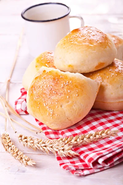 Homemade bread rolls — Stock Photo, Image