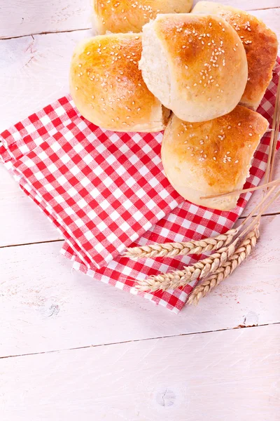 Homemade bread rolls — Stock Photo, Image