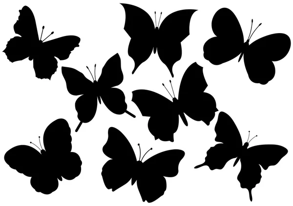 illustration de vecteur papillons volants — Image vectorielle alehnia