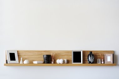 şık bookshelf