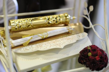 şık düğün davetiyesi