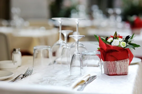 Table set for an event party — Stock Photo, Image