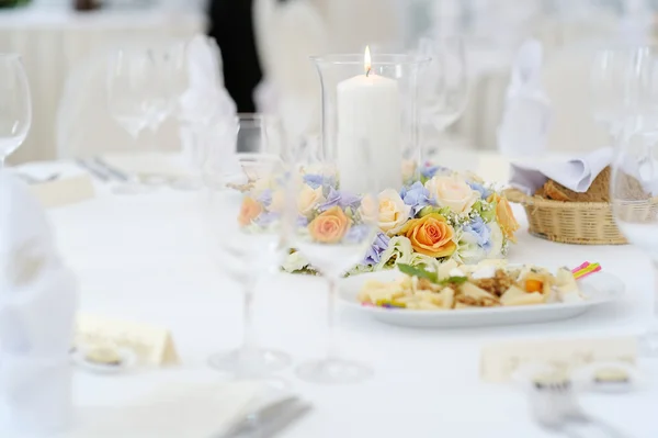 Table set for an event party — Stock Photo, Image