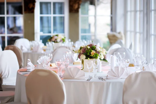 Table set for an event party — Stock Photo, Image