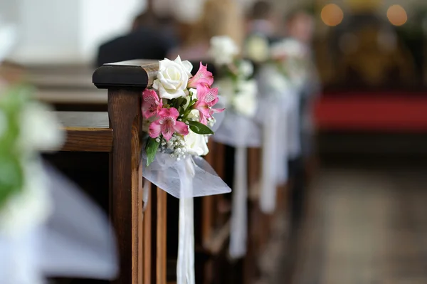 Vacker blomma bröllop dekoration — Stockfoto