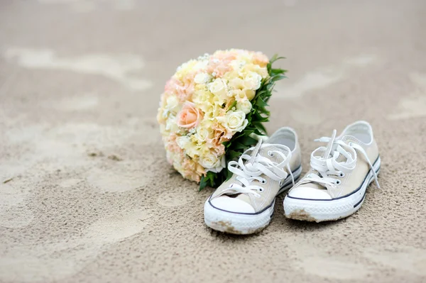 Esküvő a tengerparton — Stock Fotó