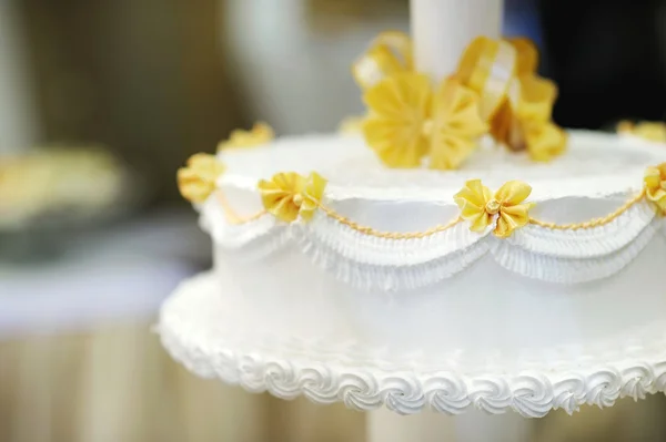 Deliziosa torta nuziale — Foto Stock