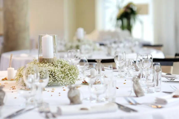 Ensemble de table pour une fête événementielle — Photo