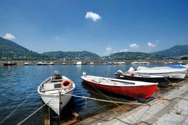 Balıkçı tekneleri Como — Stok fotoğraf