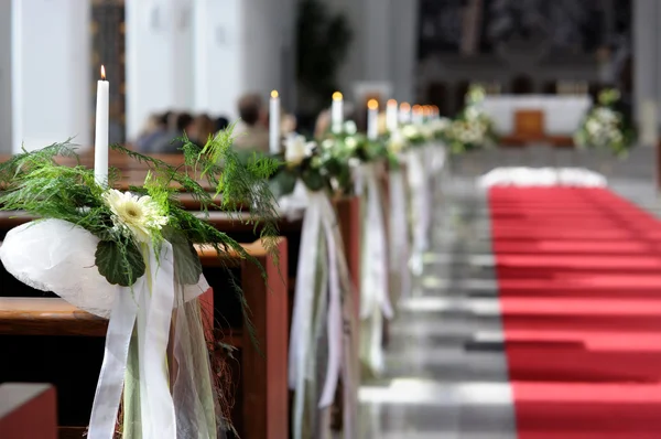 Beautiful flower wedding decoration — Stock Photo, Image