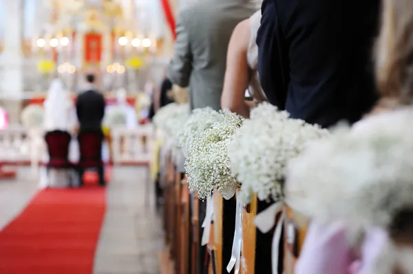 Belle décoration de mariage fleur — Photo