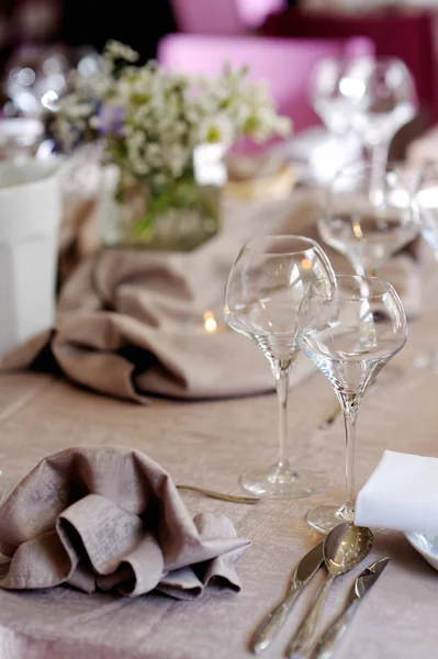 Conjunto de mesa para una fiesta — Foto de Stock