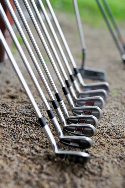 Een set van golf clubs — Stockfoto